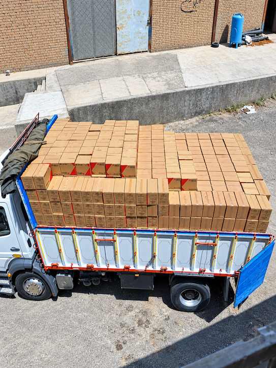 کنترل نهایی پس از بارگیری